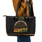 I'm Rooting For Every HBCU Dashiki Style Leather Tote Bag
