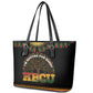 I'm Rooting For Every HBCU Dashiki Style Leather Tote Bag