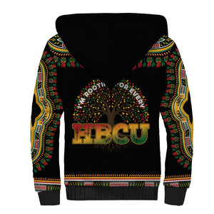 I'm Rooting For Every HBCU Dashiki Style Sherpa Hoodie