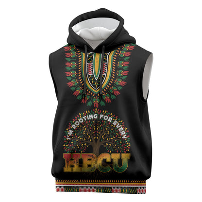 I'm Rooting For Every HBCU Dashiki Style Sleeveless Hoodie
