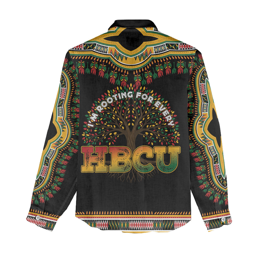I'm Rooting For Every HBCU Dashiki Style Women Casual Shirt