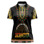 I'm Rooting For Every HBCU Dashiki Style Women Polo Shirt