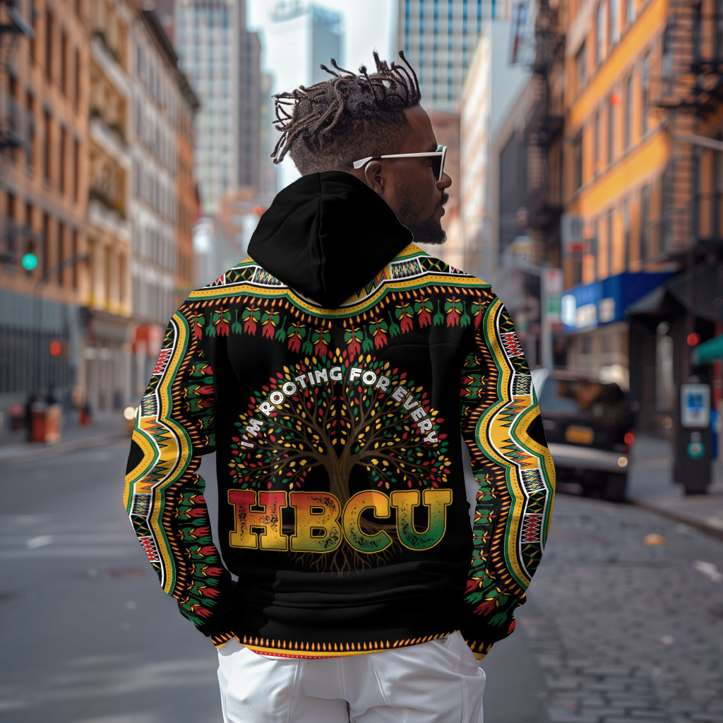 I'm Rooting For Every HBCU Dashiki Style Zip Hoodie