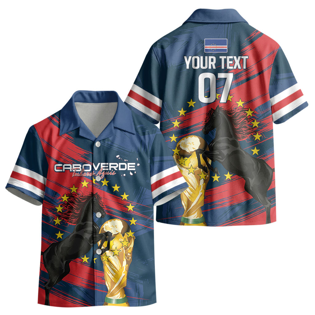 Cape Verde - WC2026 Dark Horse Custom Kid Hawaiian Shirt Our Time Our Story