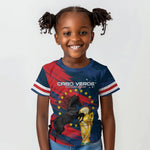 Cape Verde - WC2026 Dark Horse Custom Kid T shirt Our Time Our Story