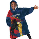 Cape Verde - WC2026 Dark Horse Custom Kid Wearable Blanket Hoodie Our Time Our Story