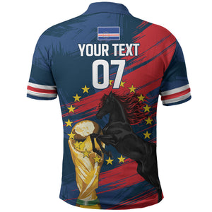 Cape Verde - WC2026 Dark Horse Custom Polo Shirt Our Time Our Story
