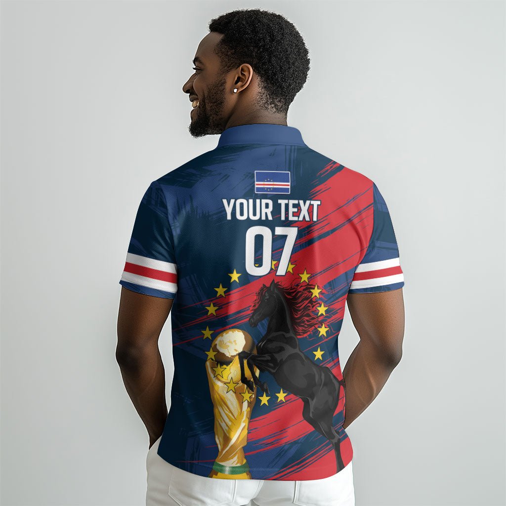 Cape Verde - WC2026 Dark Horse Custom Polo Shirt Our Time Our Story