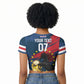 Cape Verde - WC2026 Dark Horse Custom Raglan Cropped T shirt Our Time Our Story