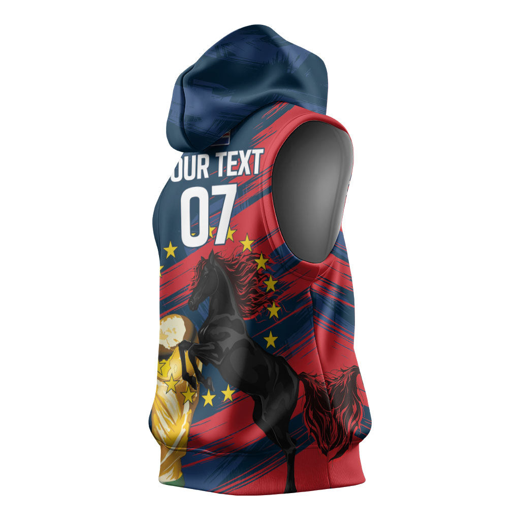 Cape Verde - WC2026 Dark Horse Custom Sleeveless Hoodie Our Time Our Story