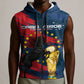 Cape Verde - WC2026 Dark Horse Custom Sleeveless Zip Hoodie Our Time Our Story