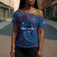 Cape Verde Football WC26 Custom Cross Shoulder Shirt Dark Horse Rising