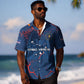 Cape Verde Football WC26 Custom Hawaiian Shirt Dark Horse Rising