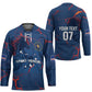 Cape Verde Football WC26 Custom Hockey Jersey Dark Horse Rising