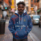 Cape Verde Football WC26 Custom Hoodie Dark Horse Rising