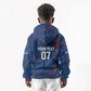 Cape Verde Football WC26 Custom Kid Hoodie Dark Horse Rising