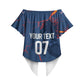 Cape Verde Football WC26 Custom Off Shoulder Wrap Waist Top Dark Horse Rising