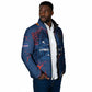 Cape Verde Football WC26 Custom Padded Jacket Dark Horse Rising