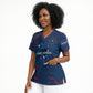 Cape Verde Football WC26 Custom Scrub Top Dark Horse Rising