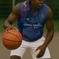 Cape Verde Football WC26 Custom Sleeveless Zip Hoodie Dark Horse Rising