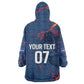 Cape Verde Football WC26 Custom Wearable Blanket Hoodie Dark Horse Rising