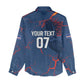 Cape Verde Football WC26 Custom Women Casual Shirt Dark Horse Rising