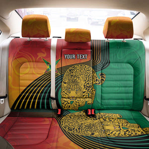 Personalized Afro Guyana Cricket Amazon Warriors Back Car Seat Cover Fierce Jaguars - African Pride