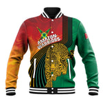 Personalized Afro Guyana Cricket Amazon Warriors Baseball Jacket Fierce Jaguars - African Pride