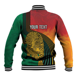 Personalized Afro Guyana Cricket Amazon Warriors Baseball Jacket Fierce Jaguars - African Pride
