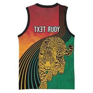 Personalized Afro Guyana Cricket Amazon Warriors Basketball Jersey Fierce Jaguars - African Pride