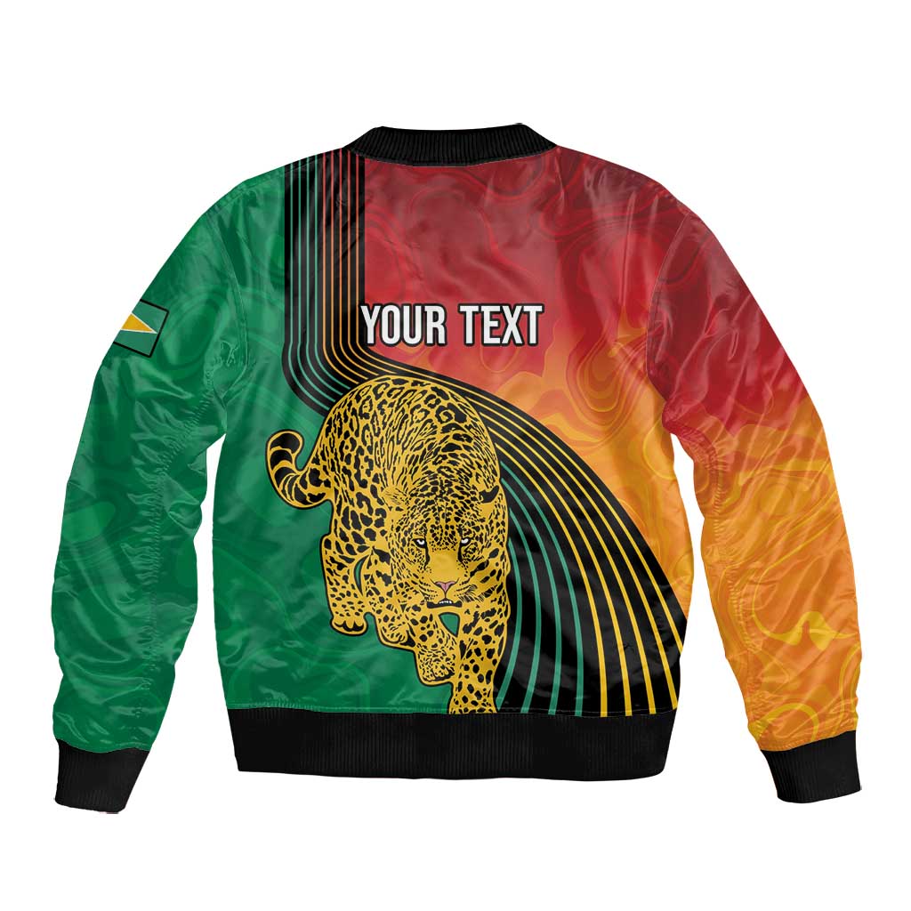 Personalized Afro Guyana Cricket Amazon Warriors Bomber Jacket Fierce Jaguars - African Pride