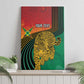 Personalized Afro Guyana Cricket Amazon Warriors Canvas Wall Art Fierce Jaguars - African Pride