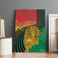 Personalized Afro Guyana Cricket Amazon Warriors Canvas Wall Art Fierce Jaguars - African Pride
