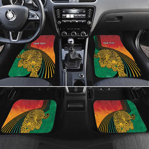 Personalized Afro Guyana Cricket Amazon Warriors Car Mats Fierce Jaguars - African Pride
