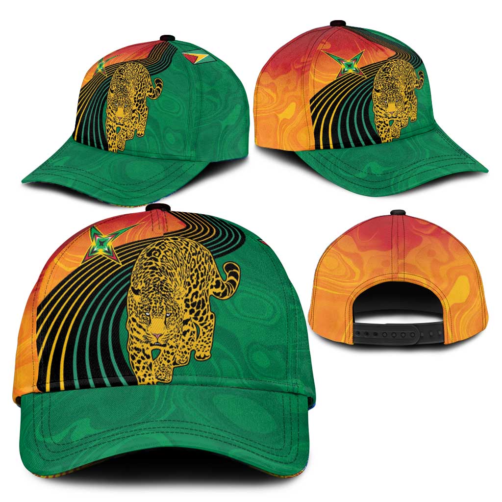 Guyana Cricket Amazon Warriors Classic Cap Fierce Jaguars - African Pride