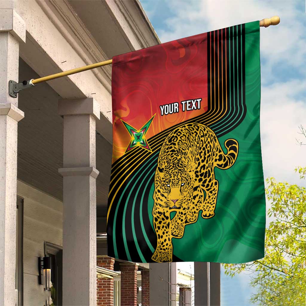 Personalized Afro Guyana Cricket Amazon Warriors Garden Flag Fierce Jaguars - African Pride