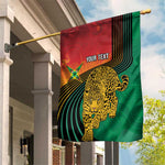 Personalized Afro Guyana Cricket Amazon Warriors Garden Flag Fierce Jaguars - African Pride