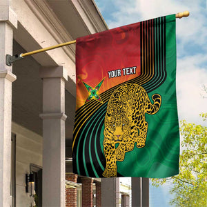 Personalized Afro Guyana Cricket Amazon Warriors Garden Flag Fierce Jaguars - African Pride