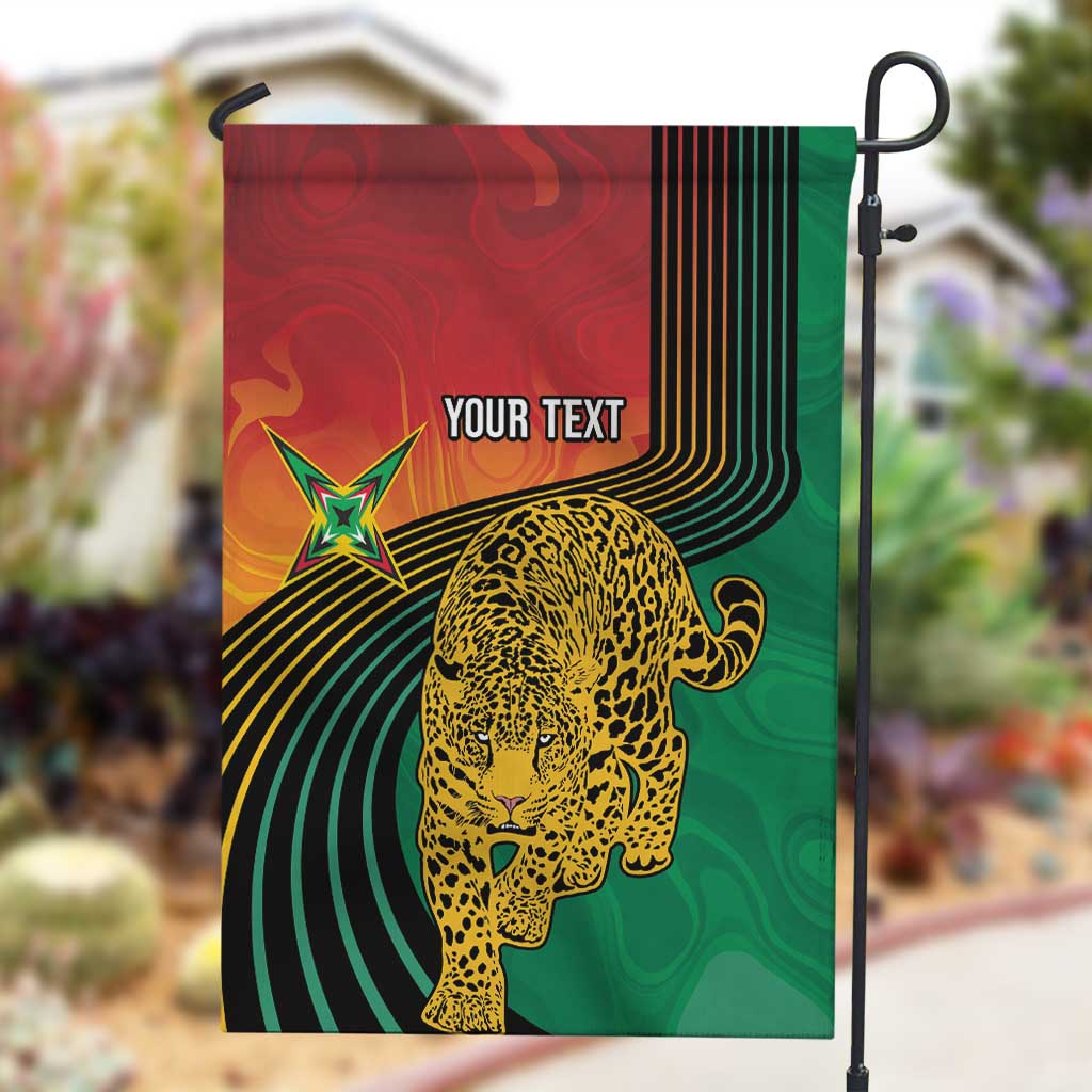 Personalized Afro Guyana Cricket Amazon Warriors Garden Flag Fierce Jaguars - African Pride