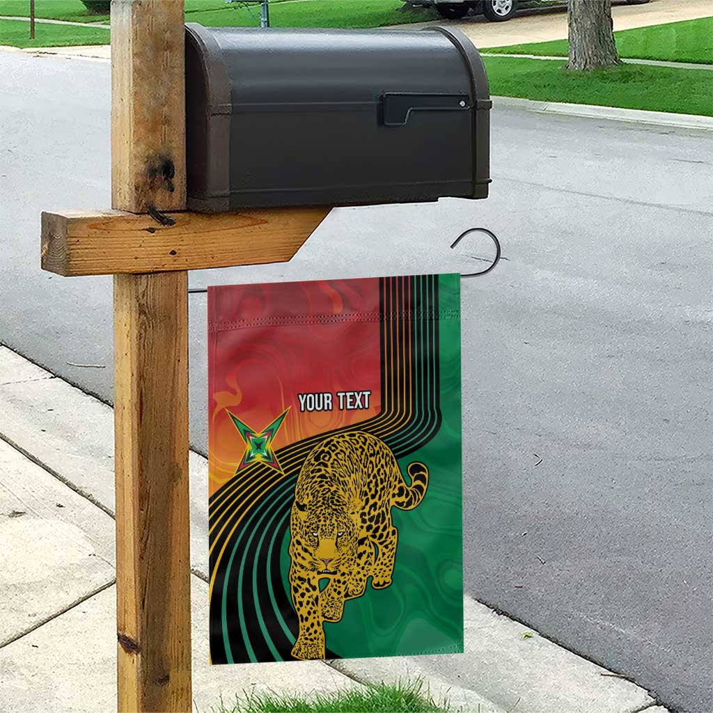 Personalized Afro Guyana Cricket Amazon Warriors Garden Flag Fierce Jaguars - African Pride