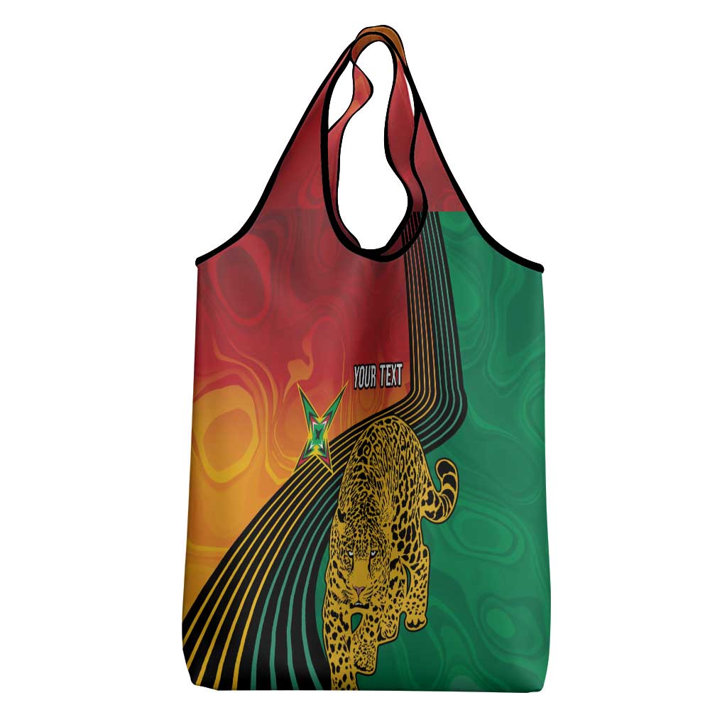 Personalized Afro Guyana Cricket Amazon Warriors Grocery Bag Fierce Jaguars - African Pride