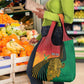 Personalized Afro Guyana Cricket Amazon Warriors Grocery Bag Fierce Jaguars - African Pride