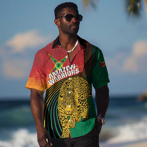 Personalized Afro Guyana Cricket Amazon Warriors Hawaiian Shirt Fierce Jaguars - African Pride