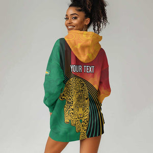 Personalized Afro Guyana Cricket Amazon Warriors Hoodie Dress Fierce Jaguars - African Pride
