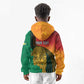Personalized Afro Guyana Cricket Amazon Warriors Kid Hoodie Fierce Jaguars - African Pride