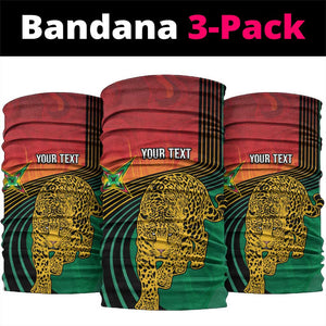 Personalized Afro Guyana Cricket Amazon Warriors Neck Gaiter Fierce Jaguars - African Pride