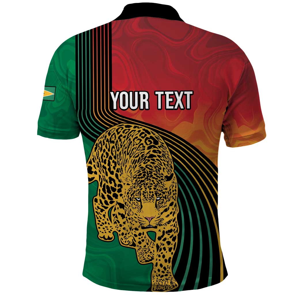 Personalized Afro Guyana Cricket Amazon Warriors Polo Shirt Fierce Jaguars - African Pride