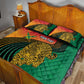 Personalized Afro Guyana Cricket Amazon Warriors Quilt Bed Set Fierce Jaguars - African Pride