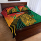 Personalized Afro Guyana Cricket Amazon Warriors Quilt Bed Set Fierce Jaguars - African Pride