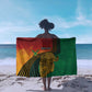 Personalized Afro Guyana Cricket Amazon Warriors Sarong Fierce Jaguars - African Pride